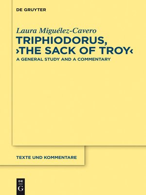 cover image of Triphiodorus, "The Sack of Troy"